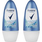 Rexona Shower Fresh Kadın 2x50 ml Roll-On