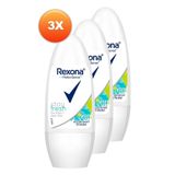 Rexona Stay Fresh Mavi Gelincik ve Elma 3x50 ml Kadın Roll-On