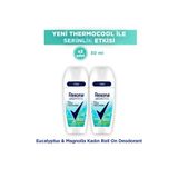 Rexona Thermocool Kadın Roll On Deodorant Eucalyptus & Magnolia 50 ml x2