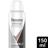 Rexona Women Clinical Invisible Sprey Deodorant 150 ml