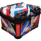Rexx Topcase Motosiklet 60 Litre Çanta Abs Arka Çanta Reknli Çanta 60 Litlere Su Geçirmez Kırılmaz