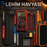 Rey Point Elektrikli Havya Lehim Seti Elektronik Tamir Için Ayarlı 60W