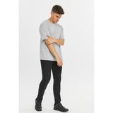 Rey Polo Glendi Erkek Basic Oversize Tişört - Gri