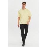 Rey Polo Glendi Erkek Basic Oversize Tişört - Sarı - M