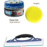 Reycar Çizik Giderici Parlatıcı Pasta Cila Süngerli + Oto Cam Sil Çekçek