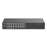 Reyee Masaüstü Anahtarı - Metal Gövde - Kılıf - 16 RJ45 Bağlantı Noktası - 10/100/1000 Mbps Hız - Tak ve Çalıştır - Enerji Tasarruflu Teknoloji