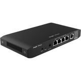 Reyee RG-EG105G-P 5 Portlu Router, Web Yönetilebilir, 2 Wans, 100 Kullanıcı, 4 Port POE(54W), 300MBPS