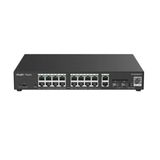 Reyee Rg-Es220gs-Lp 20 Portlu 10-100-1000 Yönetilebilir 2Sfp 2 Gigabit Rj45 Uplink 16Port Poe+(130W)