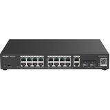 Reyee Rg-Es220gs-P 16Port 10/100/1000Yönetilebilir (L2) 2 Sfp Rack Mount 16 Port Poe 250W Switch
