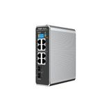 Reyee Ruijie RG-NIS2100-8GT2SFP-HP 8x10-100-1000 PoE+2xSFP Port IP40 Harici Güç Kaynağı Endüstriyel Switch