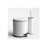 REYKA HİJYEN 2'li Banyo Seti 3 Litre Çöp Kovası Wc Fırça Beyaz