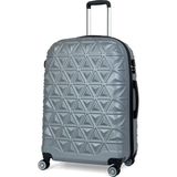 Reymond Luggage Abs Piramit Canyon Serisi Valiz, Gri - Büyük Boy