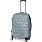 Reymond Luggage Abs Piramit Canyon Serisi Valiz, Gri - Orta Boy