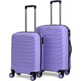 Reymond Luggage Lora Pp (Polipropilen) Kırılmaz Valiz, Kabin Boy&orta Boy - Lila