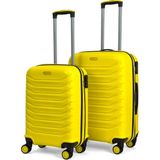 Reymond Luggage Lora Pp (Polipropilen) Kırılmaz Valiz, Kabin Boy&orta Boy - Sarı
