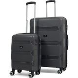 Reymond Luggage Lucas Polipropilen Kırılmaz Valiz, Kabin Boy&büyük Boy - Antrasit