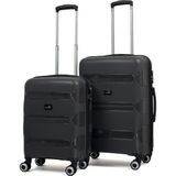 Reymond Luggage Lucas Polipropilen Kırılmaz Valiz, Kabin Boy&orta Boy - Antrasit