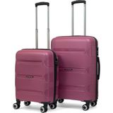 Reymond Luggage Lucas Polipropilen Kırılmaz Valiz, Kabin Boy&orta Boy - Gül Kurusu