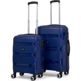 Reymond Luggage Lucas Polipropilen Kırılmaz Valiz, Kabin Boy&orta Boy - Lacivert