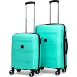 Reymond Luggage Lucas Polipropilen Kırılmaz Valiz, Kabin Boy&orta Boy - Mint