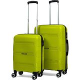Reymond Luggage Lucas Polipropilen Kırılmaz Valiz, Kabin Boy&orta Boy - Neon Yeşili