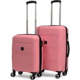 Reymond Luggage Lucas Polipropilen Kırılmaz Valiz, Kabin Boy&orta Boy - Pembe
