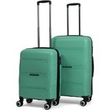 Reymond Luggage Lucas Polipropilen Kırılmaz Valiz, Kabin Boy&orta Boy - Su Yeşili