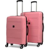 Reymond Luggage Lucas Polipropilen Kırılmaz Valiz, Orta Boy&büyük Boy - Pembe