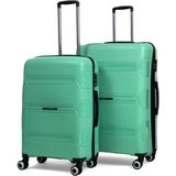 Reymond Luggage Lucas Polipropilen Kırılmaz Valiz, Orta Boy&büyük Boy - Su Yeşili