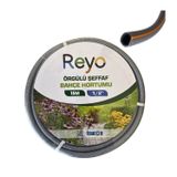 Reyo 1/2 Örgülü Premium Şeffaf Bahçe Hortumu 15 Metre