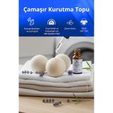 Reyo 3'lü Çamaşır Yün Kurutma Topu + %100 Saf Lavanta Esansı Hediye Krem