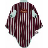 Reyo 6 Ay-6 Yaş Uzun Kollu Bebek Mama Önlüğü, Çocuk Aktivite Önlüğü, Pamuklu, Sıvı Geçirmez Iç Katmanlı Havlu Bebek Beslenme Önlüğü - Little Foodie - Bordo - Mavi - Standart