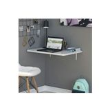Reyo 90x60cm Beyaz Oval Köşeli Açılır Kapanır Duvara Monte Raf Masa Mutfak Masası