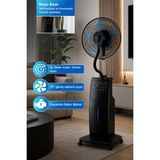 Reyo Asor 90W İyonizer ve Kumandalı Buharlı Vantilatör Siyah