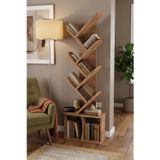Reyo Falez 10 Raflı Kitaplık Modern Dekoratif Kitap Rafı Çok Katlı Kitap Standı Salon Ofis Organizer 7061 Atlantk