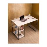 Reyo Falez 2 Raflı Çalışma Masası 60X120 - Bilgisayar Ofis Ders Masası Beyaz