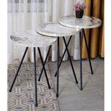 Reyo Falez Metal Zigon Sehpa Efes