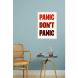 Reyo Hipnotico ''Panic Don't Panic'' Çerçevesiz Poster (15x21)