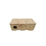 Reyo Kedi Evi Dış Ortam Uygun Ahşap Kedi Evi OSB 100x50x40 cm - CAT22