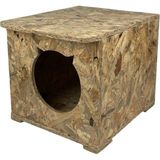 Reyo Kedi Evi Dış Ortam Uygun Ahşap Kedi Evi Osb 45X35x34 Cm - Cat12