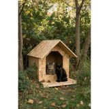 Reyo Kedi Evi Dış Ortam Uygun Ahşap Kedi Evi Osb 45X40x40 Cm - Cat20