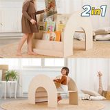 Reyo Micki 2İn1 Montessori Kitaplıklı Çalışma Masası 110Cm