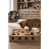 Reyo Pet KediKür Kedi Tırmalama ve Oyun Kutusu – Tırnak Törpüleyici İnteraktif Kedi Oyuncağı