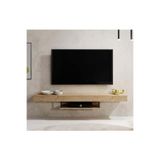 reyonerman Duvara Monte Modern TV Ünitesi | Minimalist Tasarımlı 150 cm Şık Raflı TV Altlığı | Askılı Konsol Modeli Sonomo