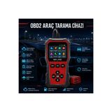 ReyPoint OBD2 Arıza Tespit Cihazı Bluetooth Destekli Yeni Nesil Ekranlı - İngilizce Dil Seçeneği