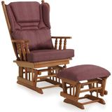 REYSA MOBİLYA RELAX SALLANAN SANDALYE BORDO