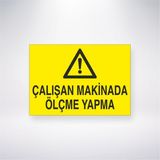 Reysa Tasarım Çalışan Makinada Ölçme Yapma 21X30 cm Yapışkanlı Levha