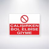 Reysa Tasarım Çalışırken Bol Elbise Giyme 21X30 cm Yapışkanlı Levha