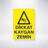 Reysa Tasarım Dikkat Kaygan Zemin 21X30 cm Yapışkanlı Levha
