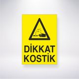 Reysa Tasarım Dikkat Kostik 21X30 cm Yapışkanlı Levha